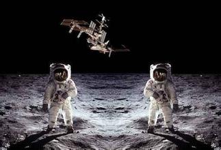 人類首次在月球漫步