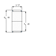 SKF K45x50x17軸承