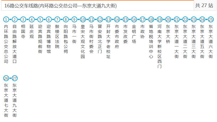 開封公交16路