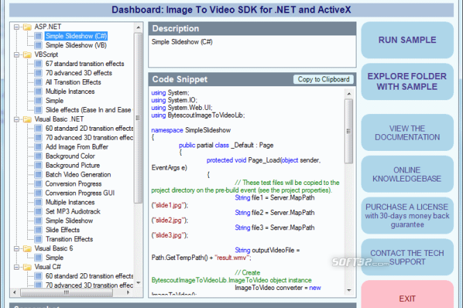 Bytescout Spreadsheet SDK for.NET