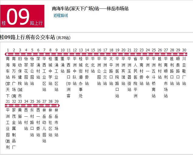 佛山公交桂09路