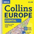 2011 Collins Essential Road Atlas Europe