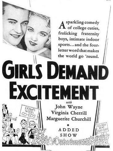 Girls Demand Excitement