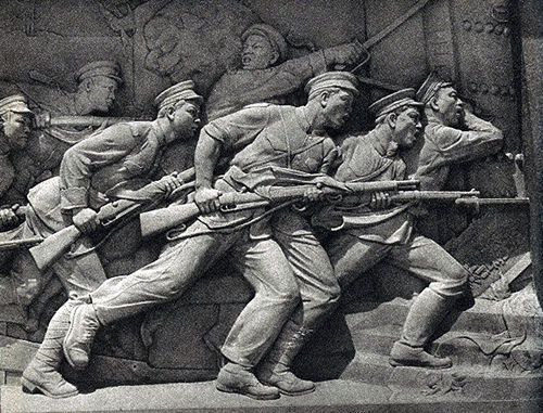 人民英雄紀念碑浮雕武昌起義