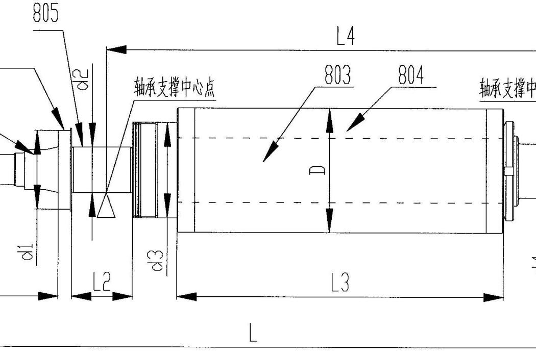 直聯離心壓縮機用懸臂式電機轉子及直聯式離心壓縮機