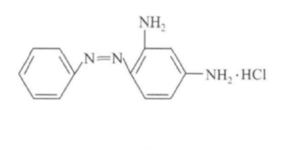 鹼性橙2分子結構式