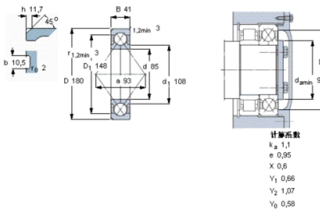 SKF QJ317N2MA軸承