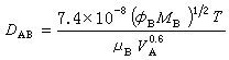 分子擴散係數