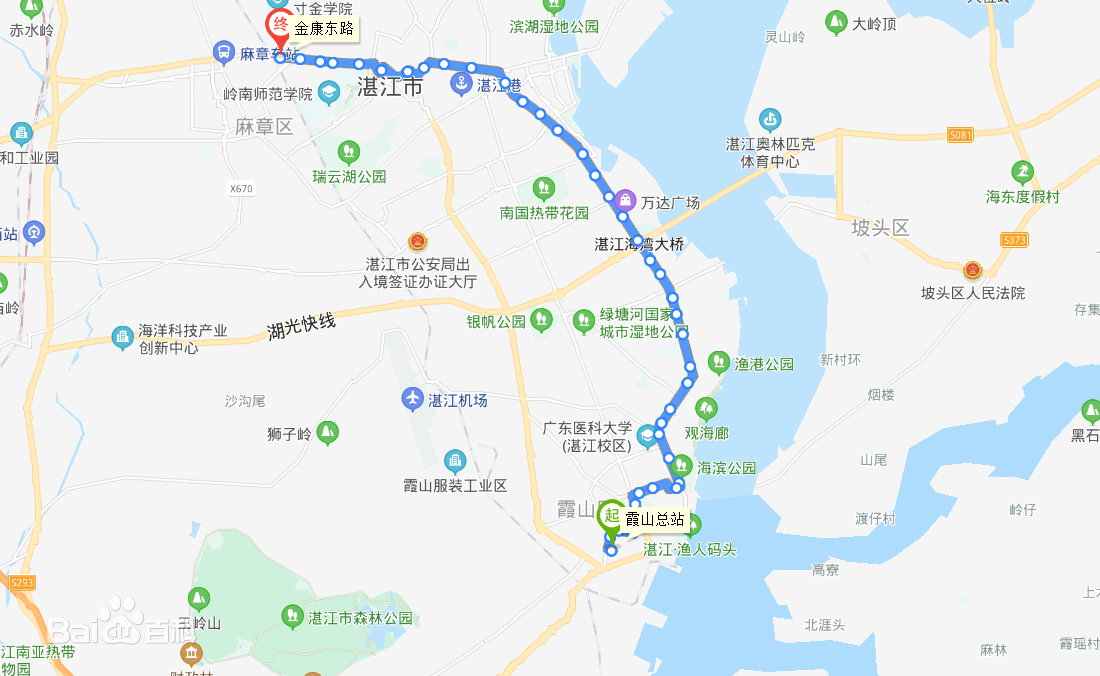 湛江公交2路