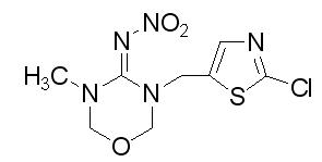 噻蟲嗪結構式