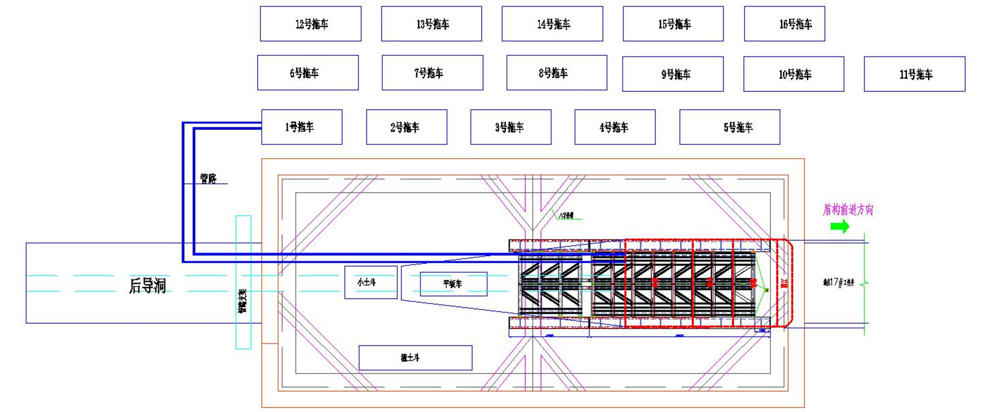 φ4310土壓平衡盾構機分體始發掘進施工工法