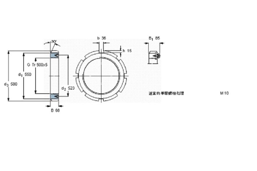 SKF HM30/500軸承