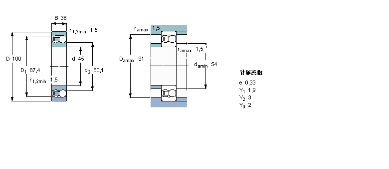 SKF 2309ETN9軸承