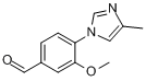3-甲氧基-4-（4-甲基-1H-咪唑-1-基）苯甲醛