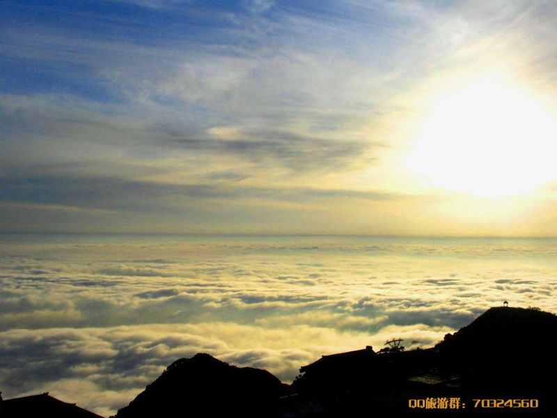 泰山日出自然景觀