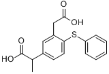 5-（1-羧乙基）-2-（苯硫基）苯乙酸