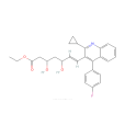 (E)-3,5-二羥基-7-[2-環丙基-4-（4-氟苯基）-3-喹啉基]庚-6-烯酸乙酯