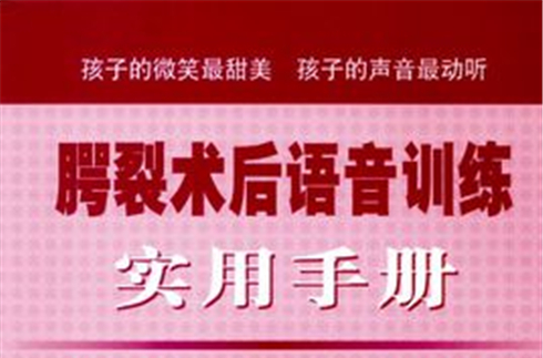 齶裂術後語音訓練實用手冊