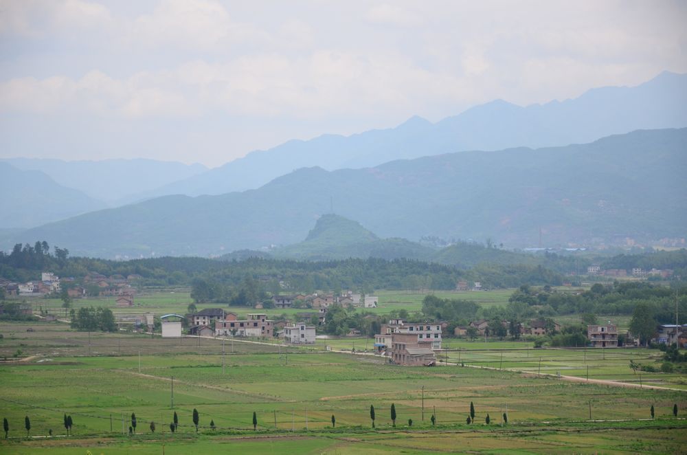 資興丘陵盆地田園