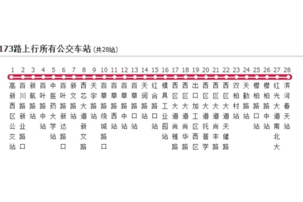 成都公交173路