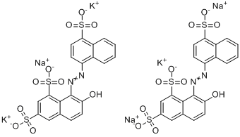 7-羥基-8-[（4-磺基-1-萘基）偶氮]-1,3-萘二磺酸鉀鈉鹽