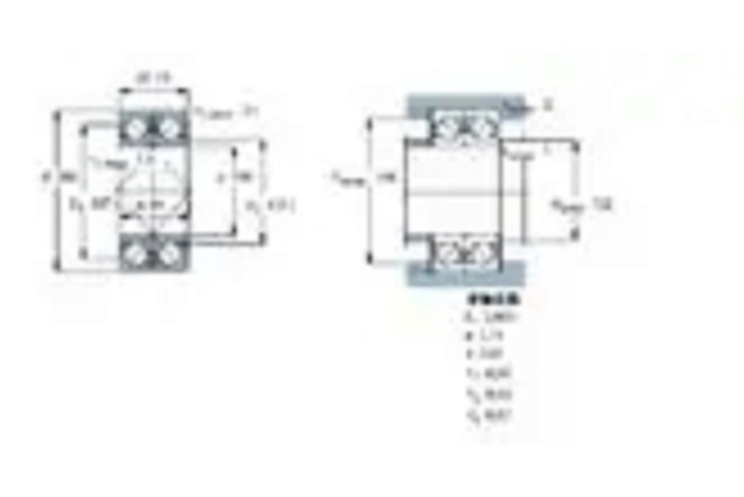 SKF 2*7222BECBP軸承(SKF 2×7222BECBP軸承)