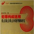 犯罪構成適用重點疑點難點問題判解研究