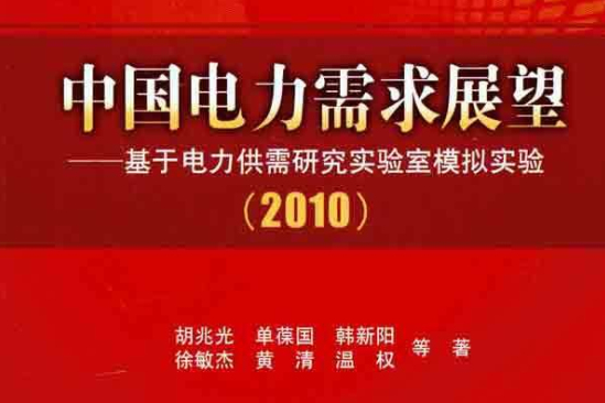 中國電力需求展望：基於電力供需研究實驗室模擬實驗