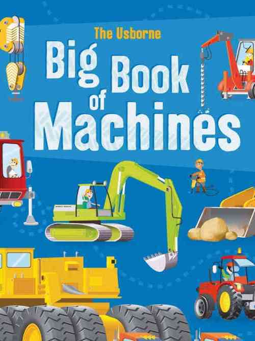 The Usborne Book of Big Machines (Flexi)優斯伯恩的大型機械英文原版