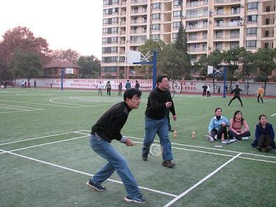 鐵四院中學校園一角