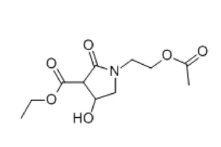 2-（3-乙氧甲醯-4-羥基吡咯烷-2-酮-1-基）乙酸乙酯