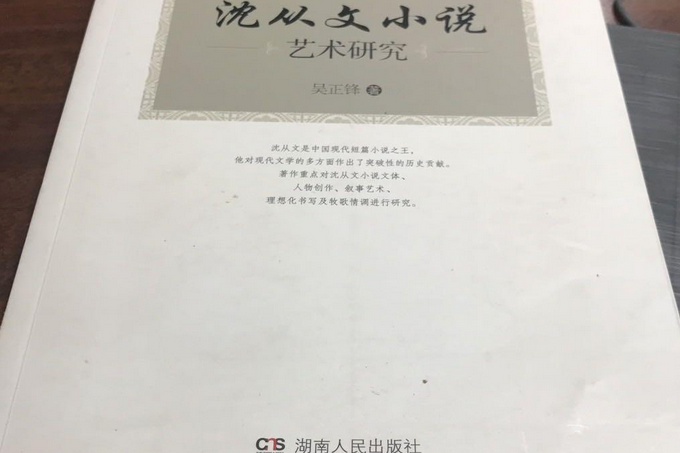 沈從文小說藝術研究