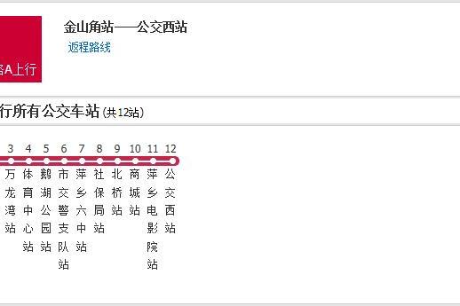 萍鄉公交2路A