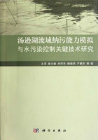 湯遜湖流域納污能力模擬與水污染控制關鍵技術研究