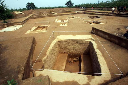 廟底溝遺址（局部）