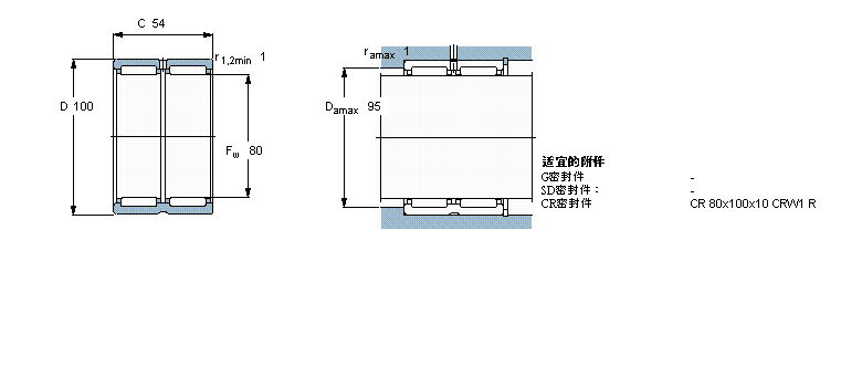 SKF 71906CE/HCP4A軸承