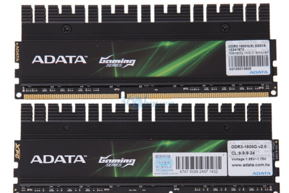 威剛遊戲威龍 DDR3 1600G 4G