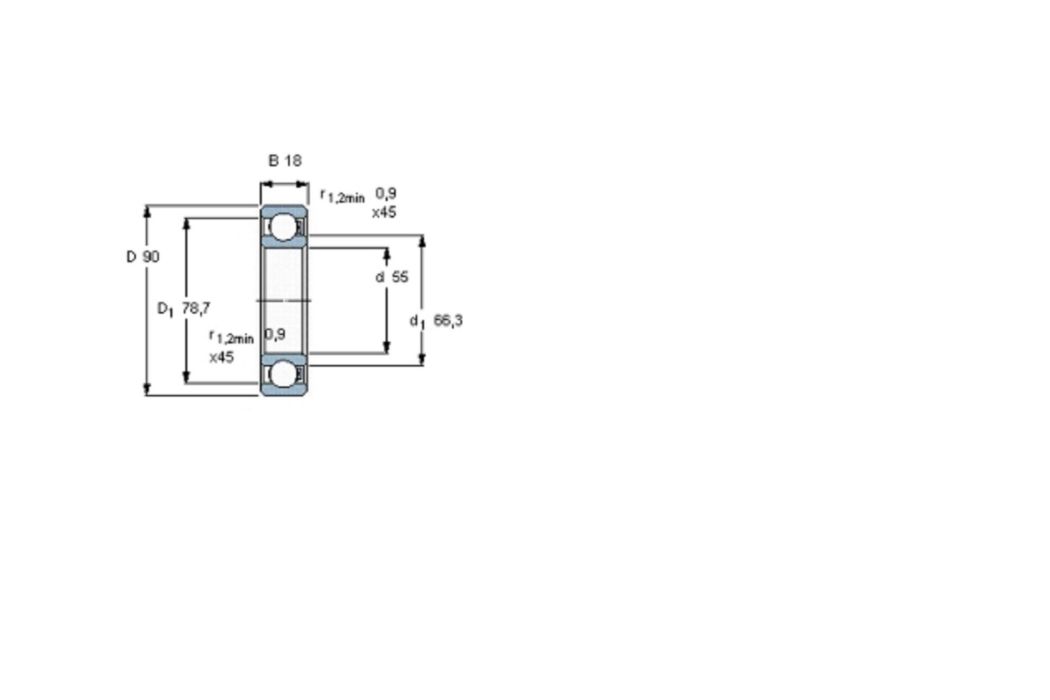 SKF 6011/HR22Q2軸承