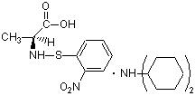 鄰硝基苯基亞磺醯基-L-丙氨酸二環己胺鹽