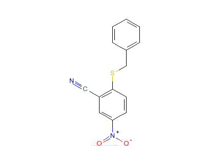 2-（苯甲基硫代）-5-硝基苯甲腈