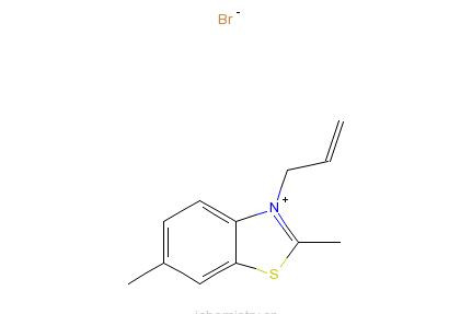 溴化-2,6-二甲基-3-（2-丙烯基）苯並噻唑翁