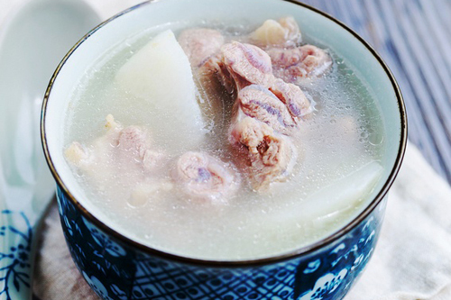 山藥素羊肉湯