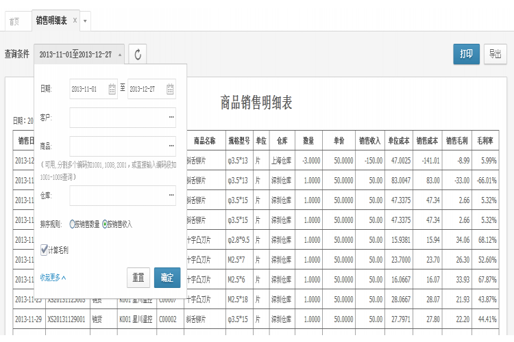 商品銷售收入的確認