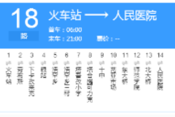 喀什公交18路