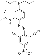 N-[2-[（2-溴-6-氰基-4-硝基苯基）偶氮]-5-（二丙氨基）苯基]乙醯胺