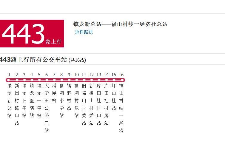 廣州公交443路