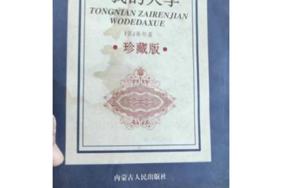 在人間我的大學(2007年內蒙古人民出版社出版的圖書)