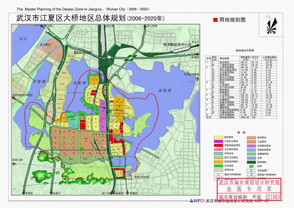 武漢江夏經濟開發區大橋新區