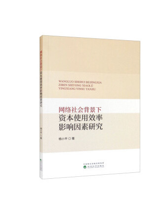 網路社會背景下資本使用效率影響因素研究