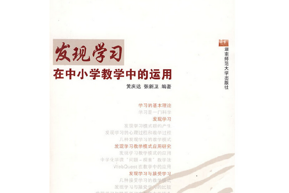 發現學習(2008年湖南師範大學出版社出版的圖書)